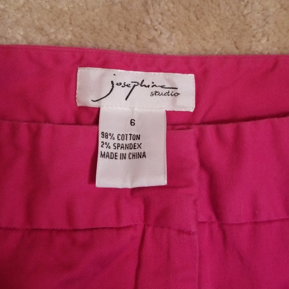 Josephine Studio Pink Cropped Pants Sz 6 - Picture 3 of 3